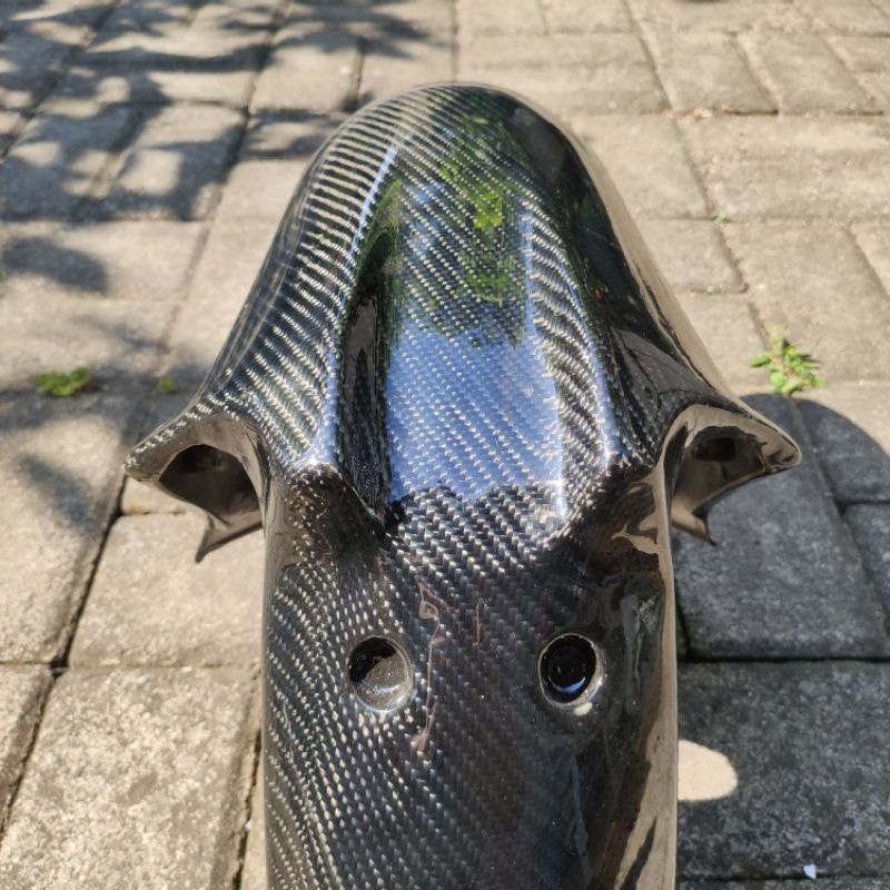 spakbor depan karbon carbon kevlar ninja 250fi ninja250fi ninja 250fi old