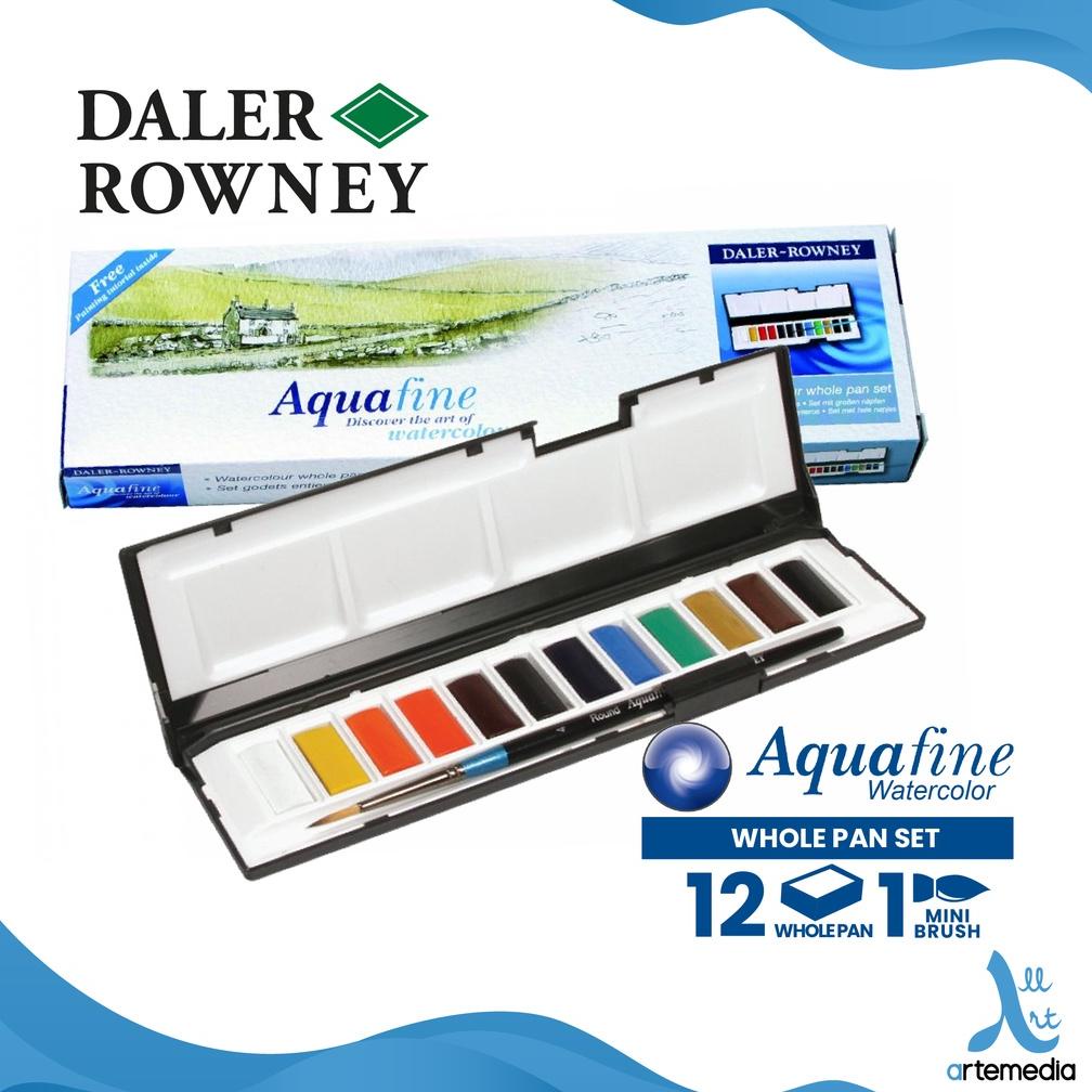 

Cat Air Daler Rowney Aquafine 12 Whole Pan Watercolor Set