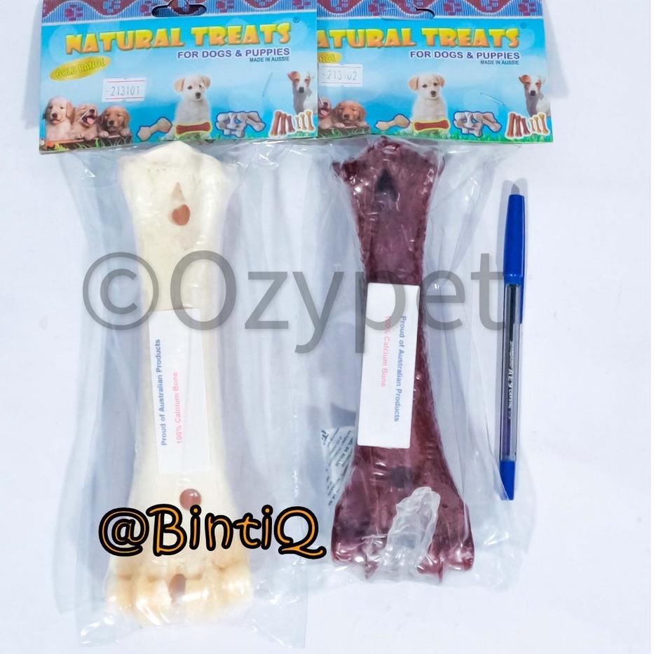 ➢ OZYPET & NATURAL TREATS 100%  Press Bone Dog Snack Tulang Anjing dari Kalsium K 2131 ✧