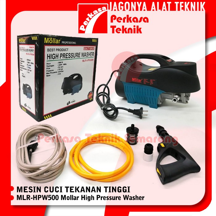 >*>*>*>*] Mesin Steam Cuci Mobil Motor AC Induksi Mollar MLR-HPW500 Jet Cleaner