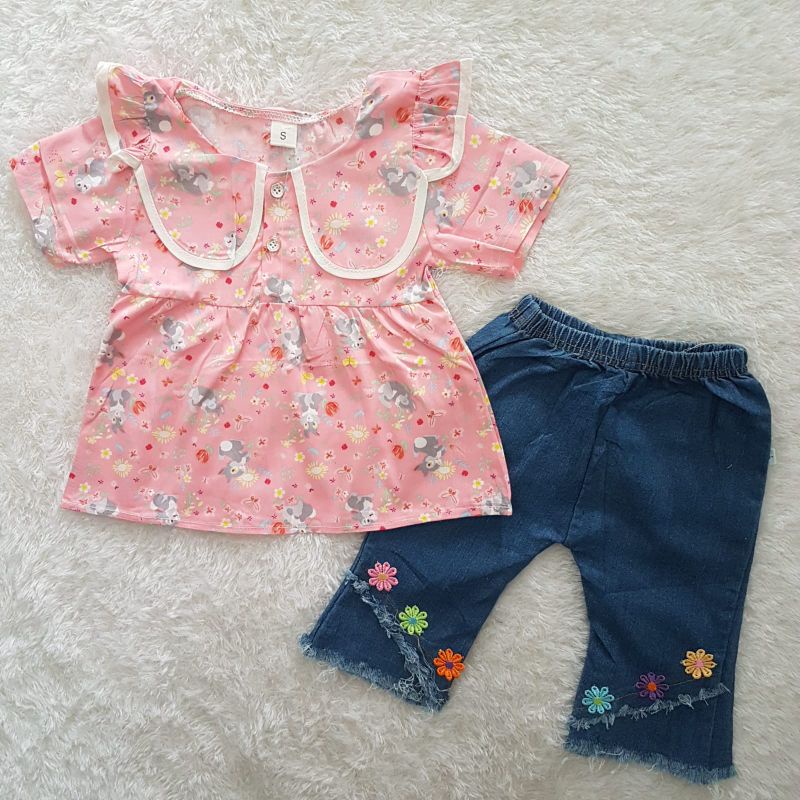 Baju Anak perempuan adelle pants set