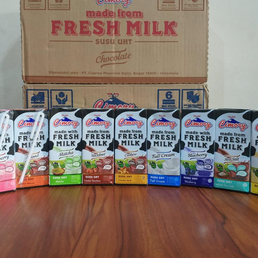 

➧ CIMORY Susu UHT m/w Fresh Milk 250ml (1 karton) ✧