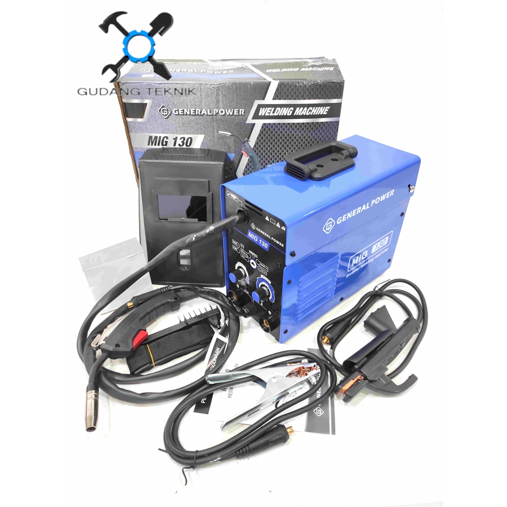 Mesin Las Co MIG 130 GENERAL MAESTRO / Mesin Las Listrik MMA MIG TIG 130 Dengan Tanpa Gas Co2 - Mesi