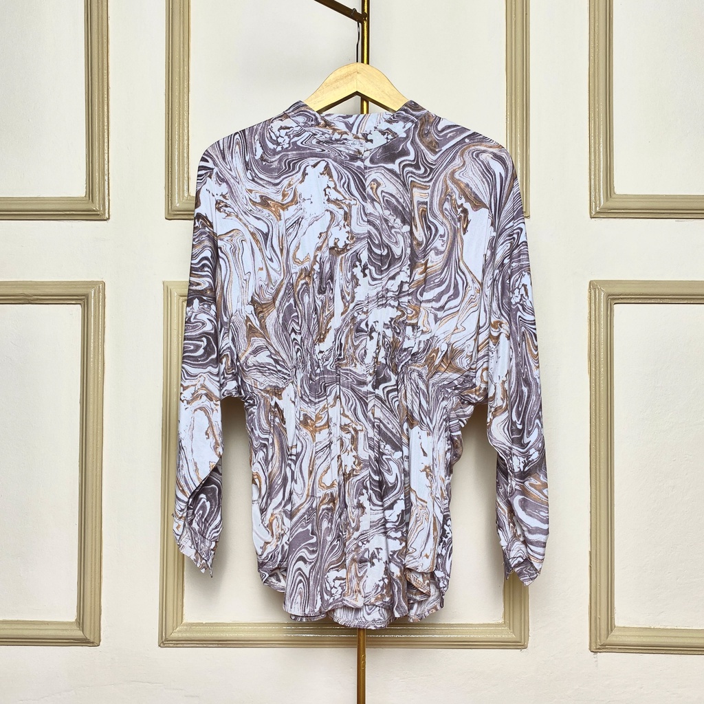 BLOUSE GLORY KEMEJA SHANGHAI RAYON MOTIF PREMIUM B660