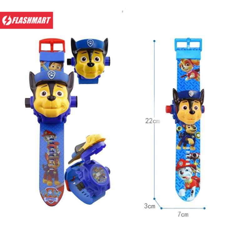 Flashmart Jam Tangan LED Anak Paw patrol Projection Dog Everest - PP3189