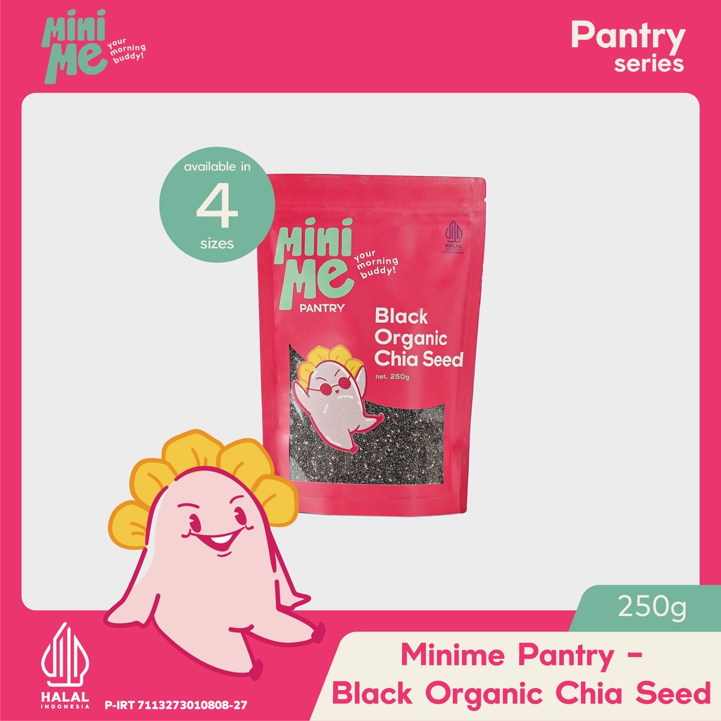 

MINIME Pantry - Black Organic Chia Seeds 250gr