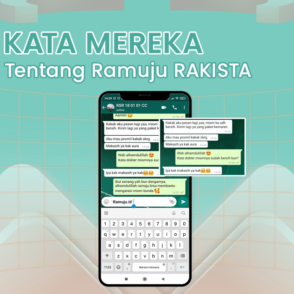 Ramuju Rakista Rempah Seduh Kesehatan Wanita Rakista Ramuju| Obat Kista Wanita | Herbal Kista dan Miom