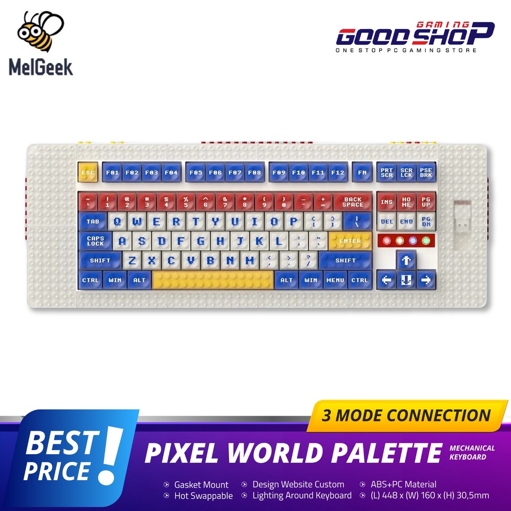 MEELGEEK Pixel World Pallette Keyboard