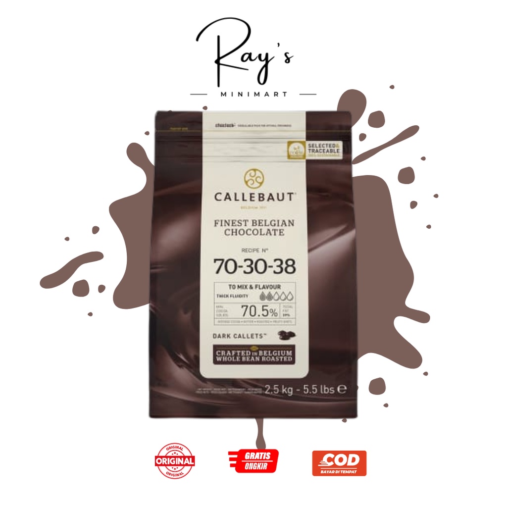 

Callebaut 70-30-38 (70,5%) Dark Callets
