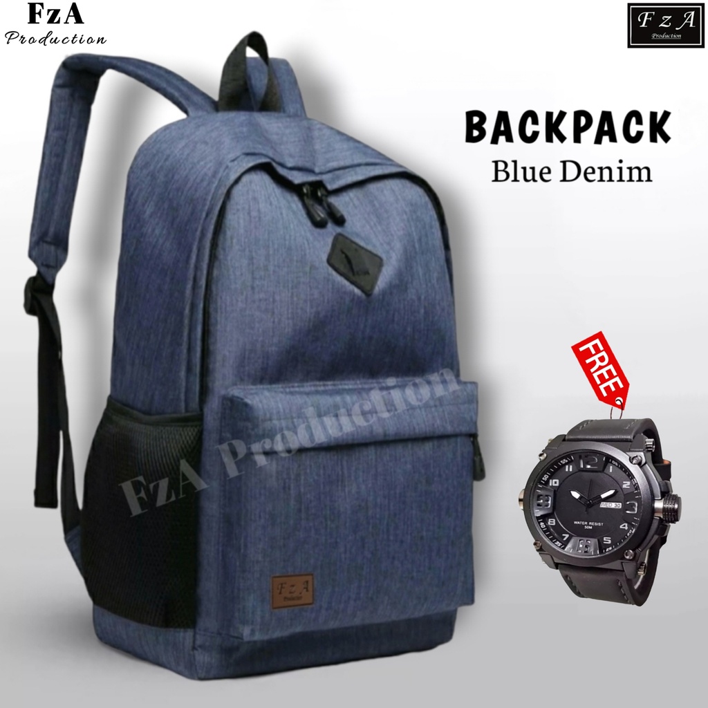 FzA Official - Tas Ransel Gendong Laptop Distro Sekolah Kuliah Pria Wanita Backpack Original Tas Punggung Laptop - BDQS