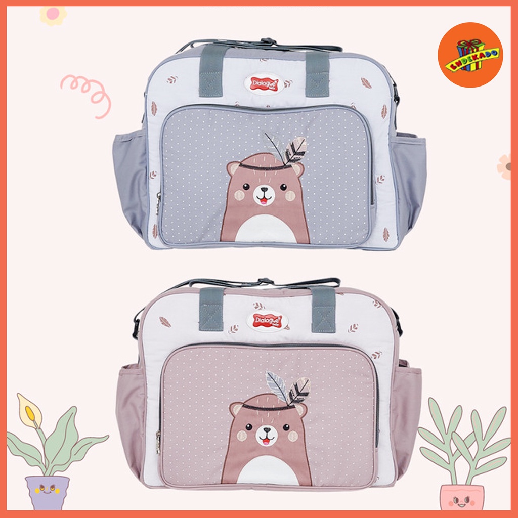 Dialogue Baby Tas Besar Bearie Series - DGT7315