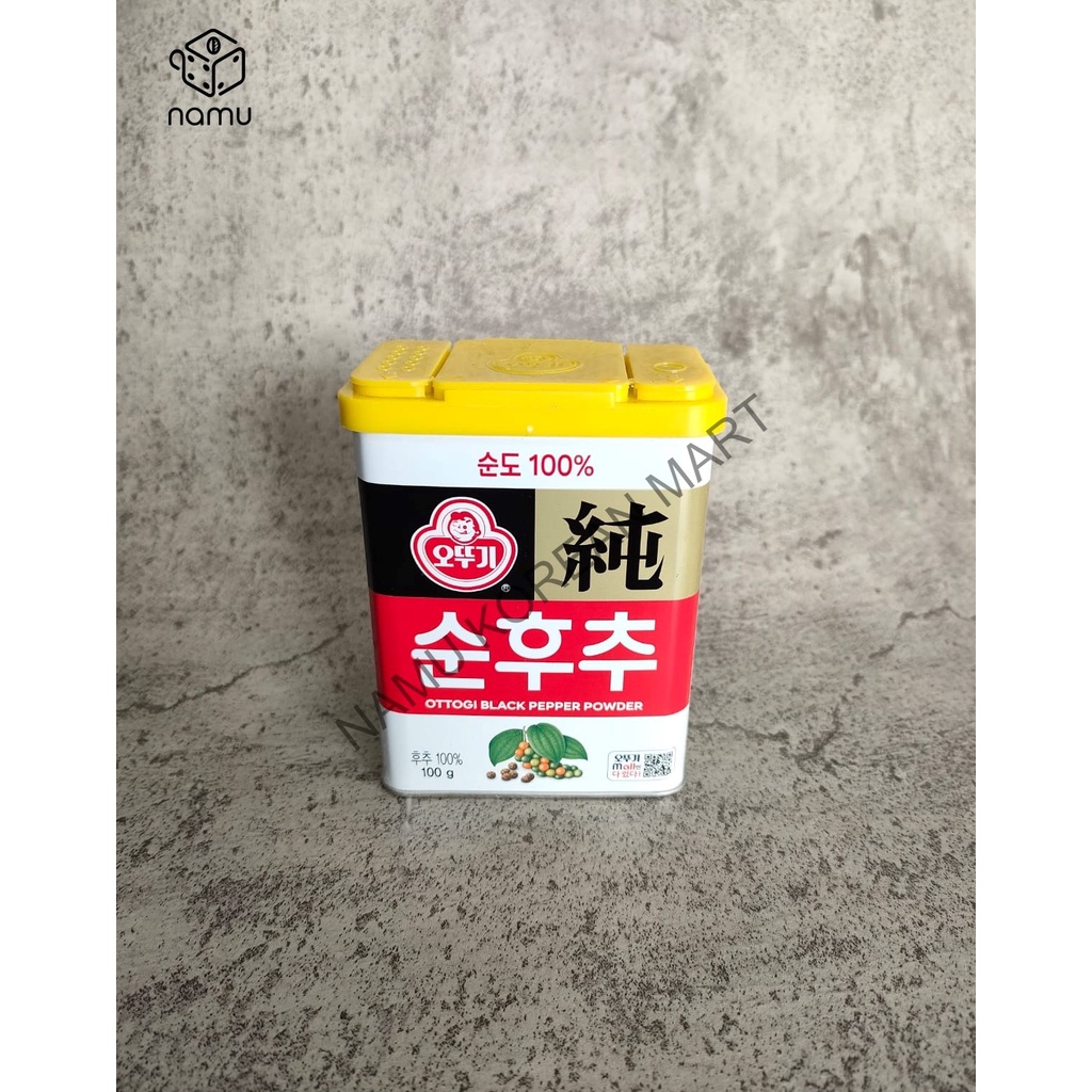 

Ottogi Black Pepper Powder 100gr / Bubuk Lada Hitam / Black Pepper Powder / Bahan Masak Korea