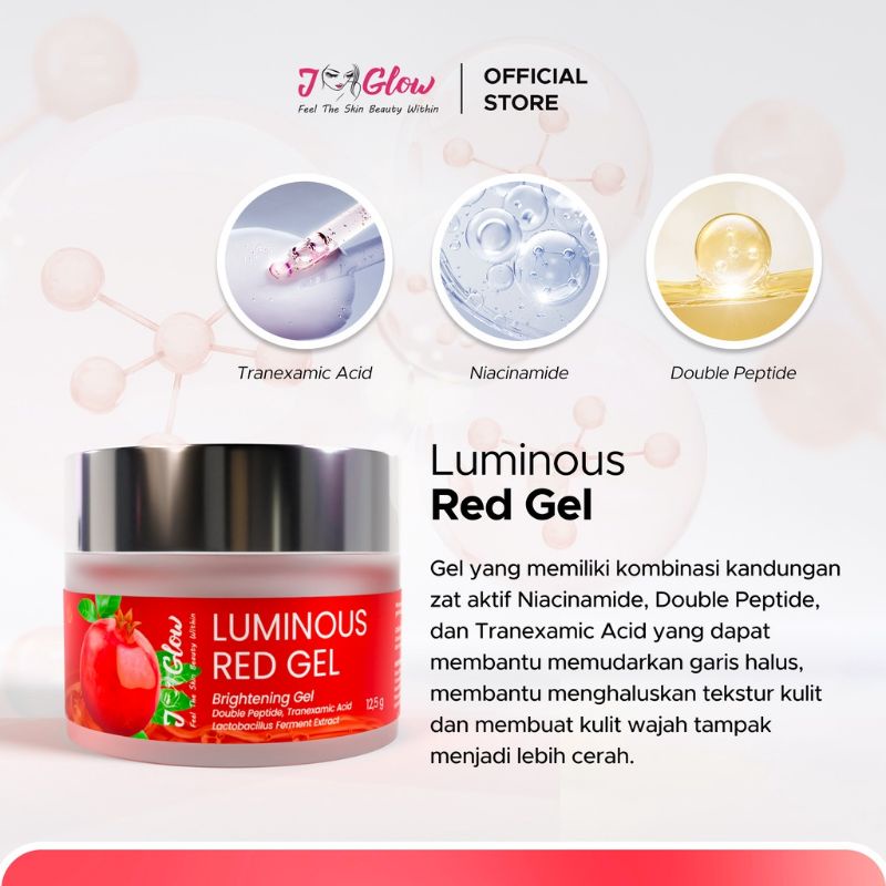 Jglow Skincare Luminous Red Gel 12,5gr