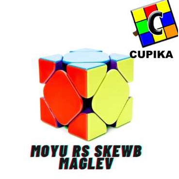 MoYu RS Skewb M Maglev Stickerless Magnetic - Rubik RS3M RS 3 Magnetik