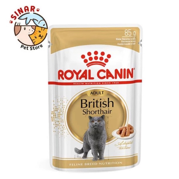 Royal Canin British Shorthair Wet 85GR Makanan Basah Kucing Ras Food