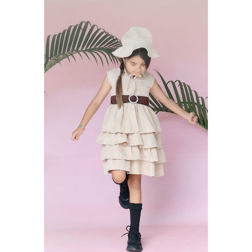 Kostum Jungle Party  Setelan Anak Laki Laki dan dress Perempuan