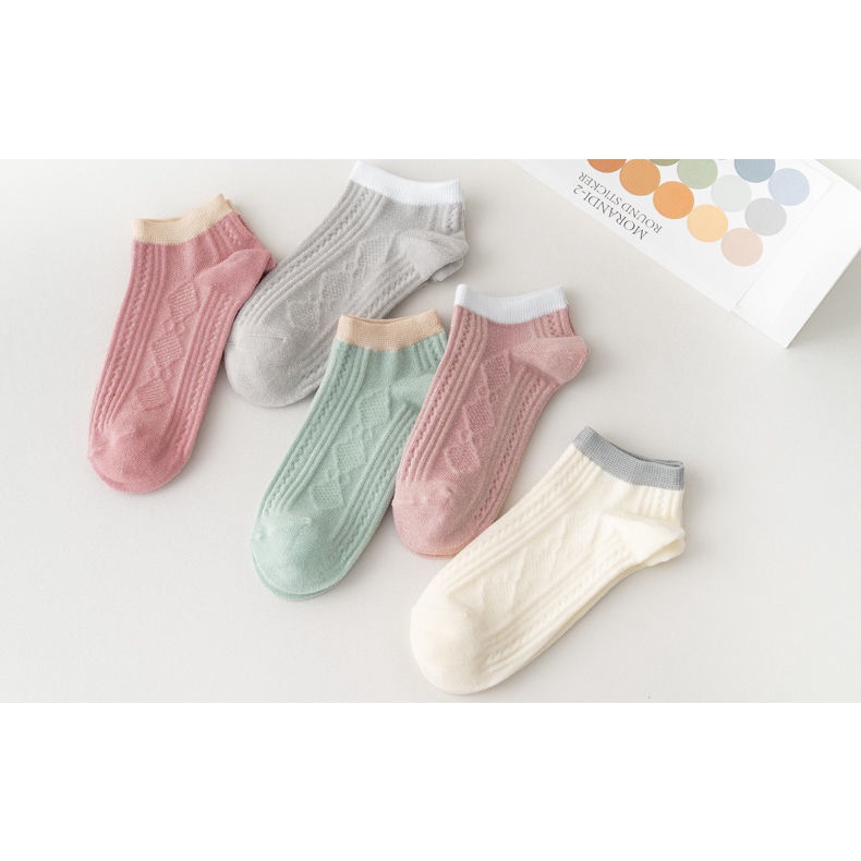 KKI-09 kaos kaki pendek wanita pendek mata kaki socks