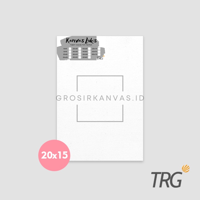 

Grosir Kanvas Lukis 20 x 15 cm TRG - Canvas Board 20x15 TRG