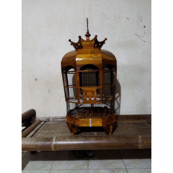 SANGKAR PERKUTUT JATI, JERUJI FIBER