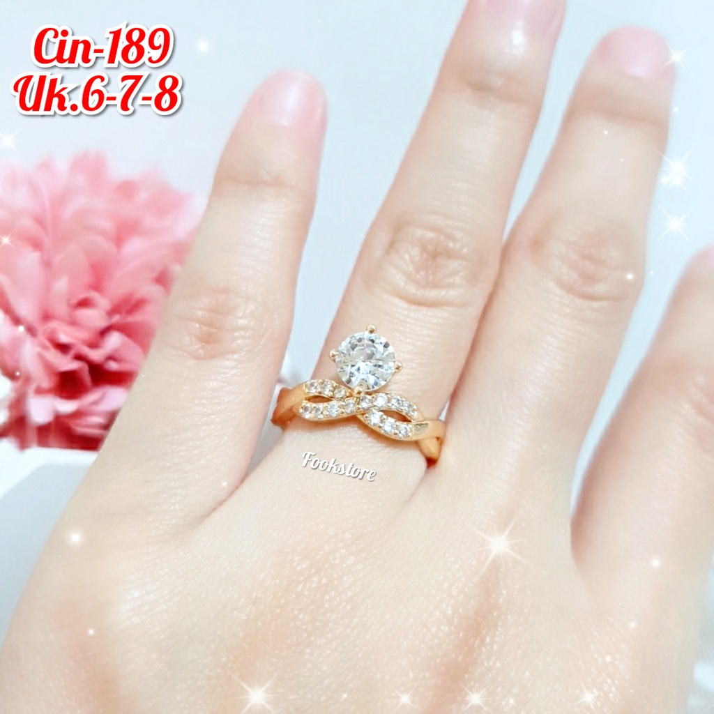 CINCIN DEWASA MODEL PERMATA ANTI ALERGI /CIN-189/CIN-191