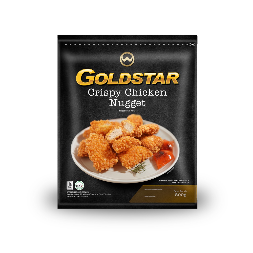 

GOLDSTAR CRISPY CHICKEN NUGGET 500gr