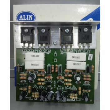 Kit power amplifier stereo ocl 150 watt Alin 036 Tip 3055 + Tip 2955