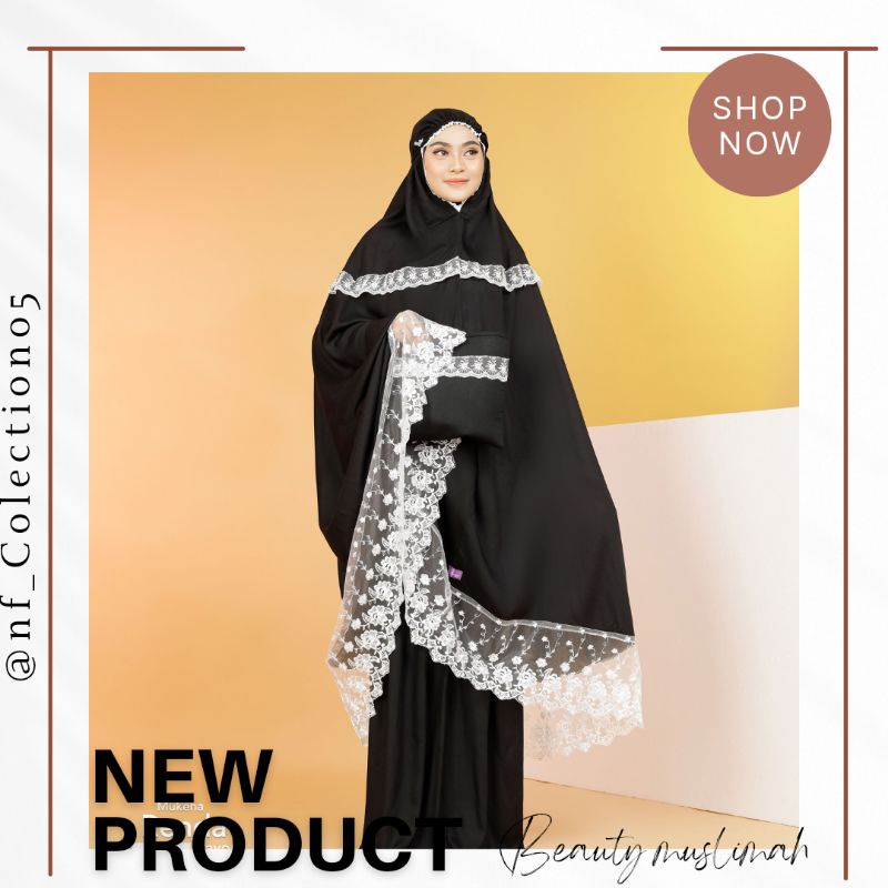 TERMURAH  mukena dewasa travelling potongan atas bawah adem || mukena renda arrafi || mukena renda p