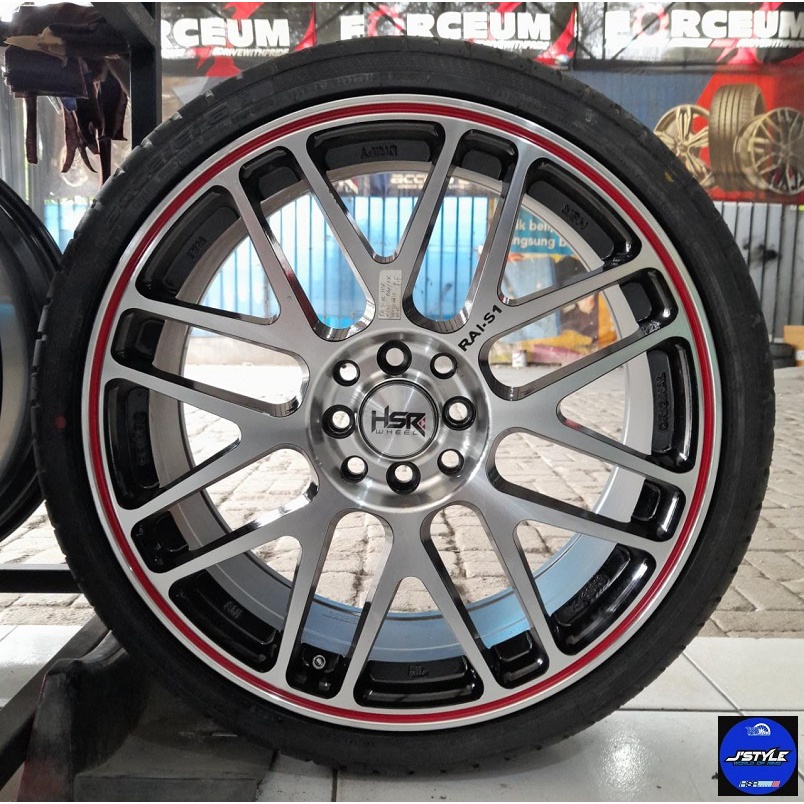 VELG & BAN RING 18 JAZZ RS, YARIS, LIVINA, SWIFT, MAZDA 2, DLL HSR RAIS1 BAN ACCELERA