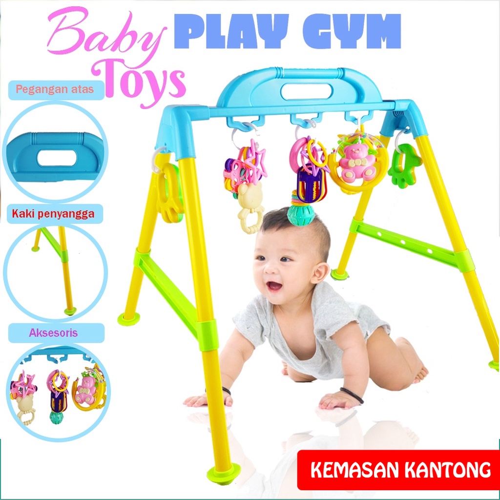 Mainan Baby Musical PlayGym / Mainan Rattle Bayi Toys Play gym Kerincingan Bayi ( YOGOBATA )