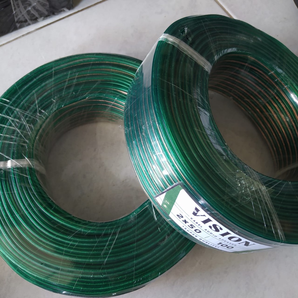 Kabel Transparan 2x50 (100 METER)