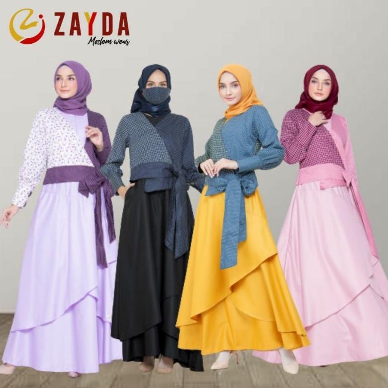 PROMO New arrival koleksi  terbaru gamis reguler ZG63 dari zayda Murah