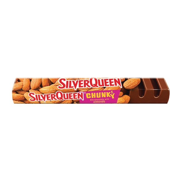 Promo Harga Silver Queen Chunky Bar Almonds 95 gr - Shopee