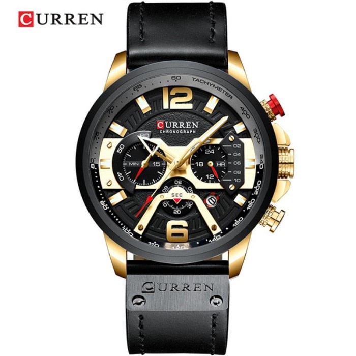 Jam Tangan Pria Curren 8329 Chrono Aktif Garansi 1 Tahun