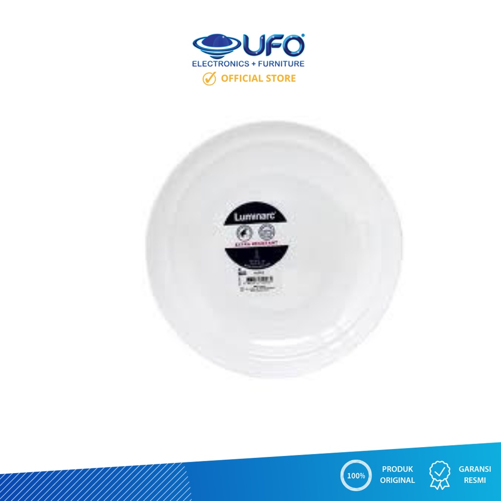 LUMINARC P9148 ALEXIE WHITE SOUP PLATE 20,5cm PIRING SOUP