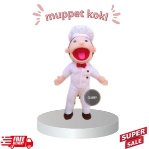 Boneka Dongeng Muppet Koki Chef | Boneka Profesi Koki