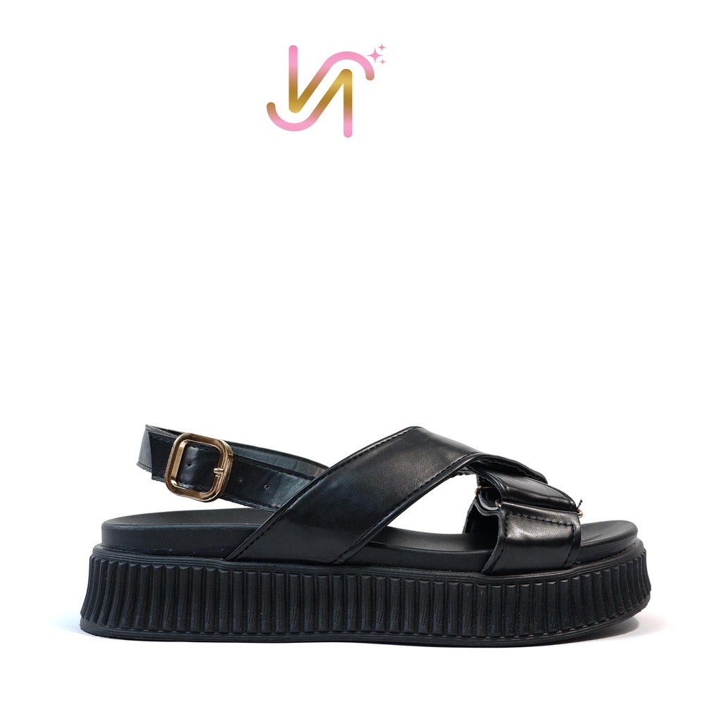 Nadilastuff Oriental Platform Sandal Hak 5 cm Wanita Premium