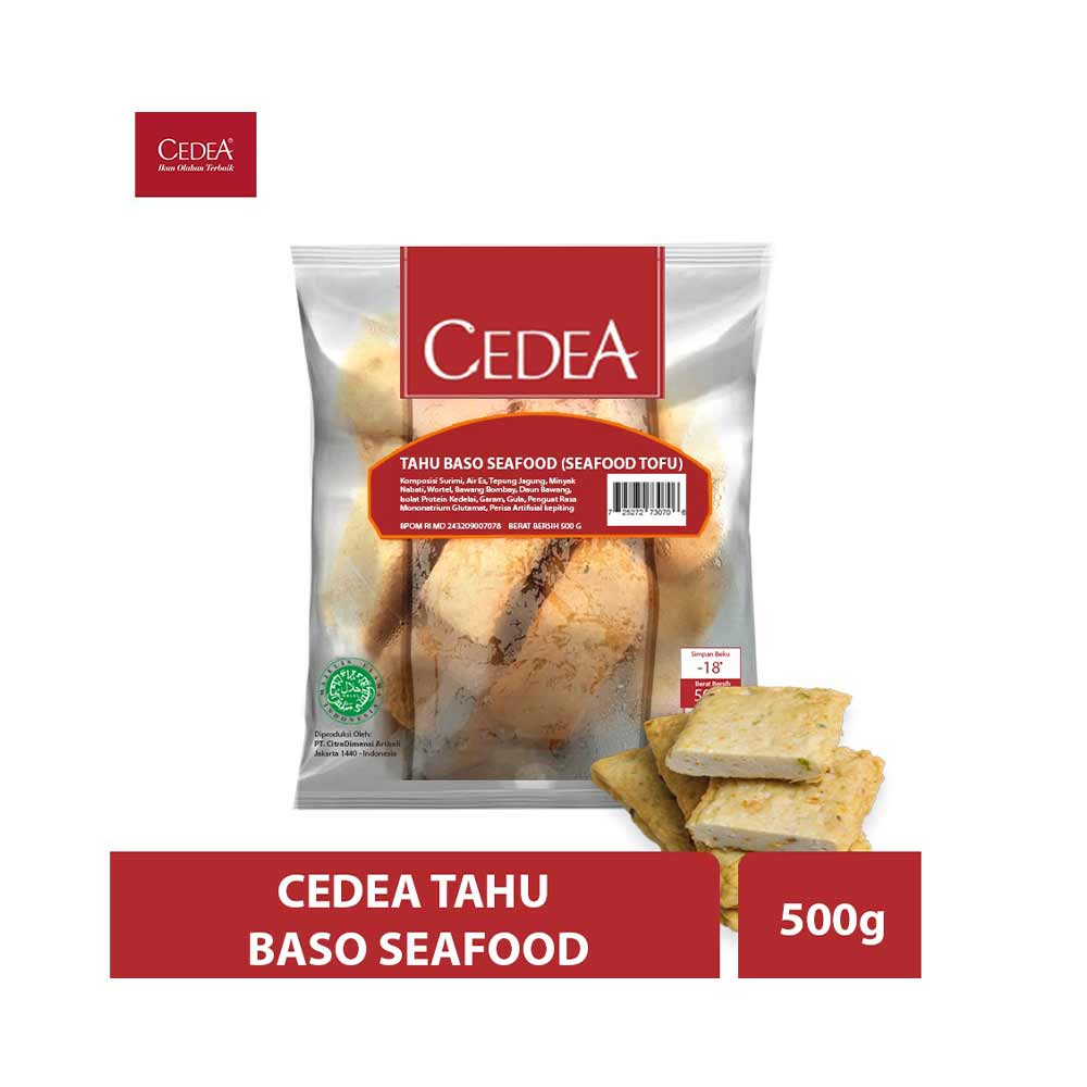 

Cedea Tahu Baso Seafood 500gr / Olahan ikan seafood frozenfood