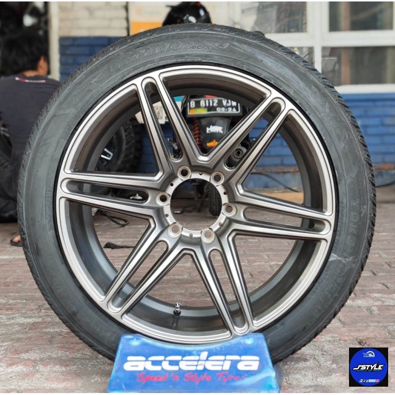 PAKET VELG DAN BAN PAJERO, FORTUNER, TRAILBLAZER, RANGER, DLL HSR SHIBA BAN YOKOHAMA R20