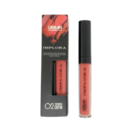 Lipstik Implora Urban Lip Cream Matte Orginal BPOM