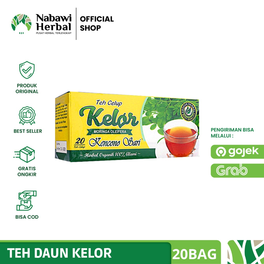 

Teh Celup Daun Kelor Kencono Sari