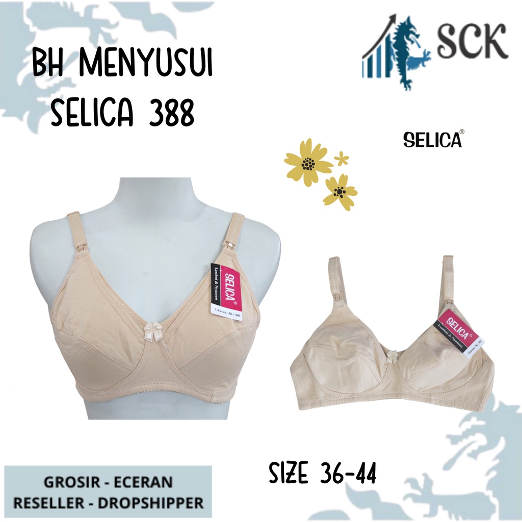 BH SELICA 388 Busa Ada Size 36-44 Warna Untuk Menyusui / Pakaian Dalam MENYUSUI SELICA 388