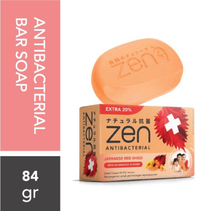 [SABUN ANTI BACTERICAL | 70GR | BPOM] Zen Anti bacterial Bar Soap | Sabun Mandi | Sabun Kesehatan | Sabun Batang | Sabun Zen 70gr -_Cerianti