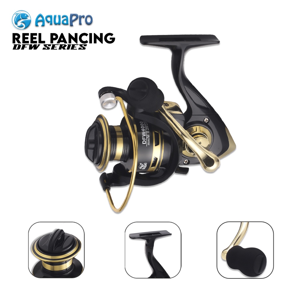 Paket Set Alat Pancing Joran Pancing JR06 Spinning Ultralight Fishing Reel Spinning Rod Bamboo Reel Pancing Gold