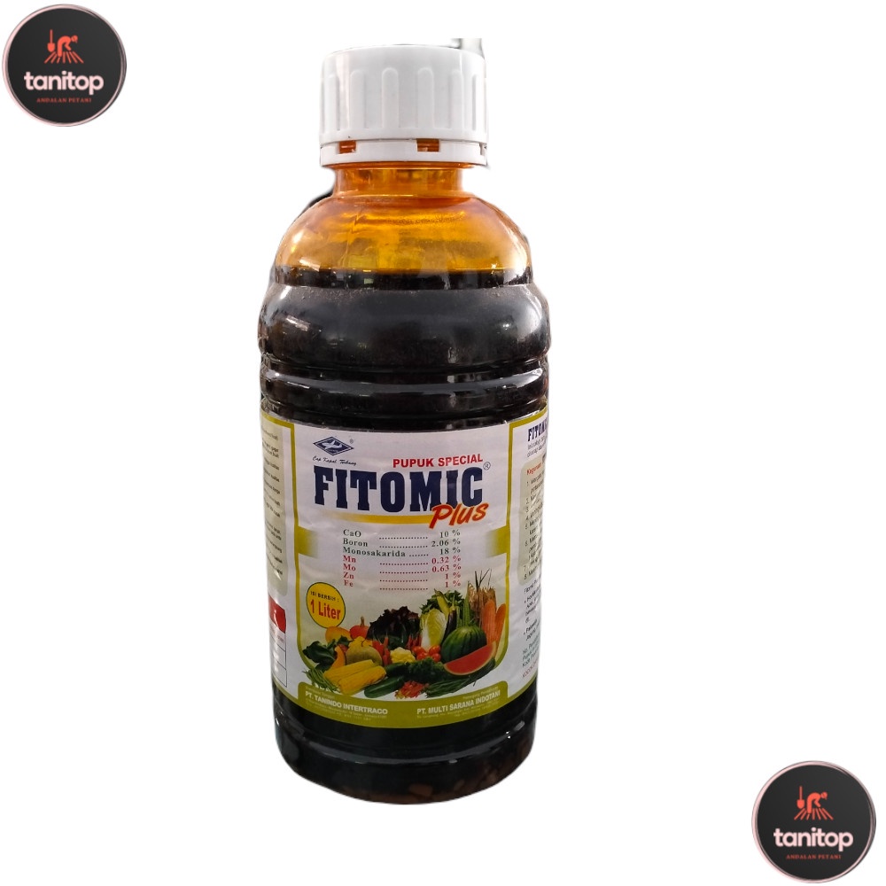 Fitomic Plus 1 Liter Pupuk Mikro Suplemen Sel Tanaman Terlaris