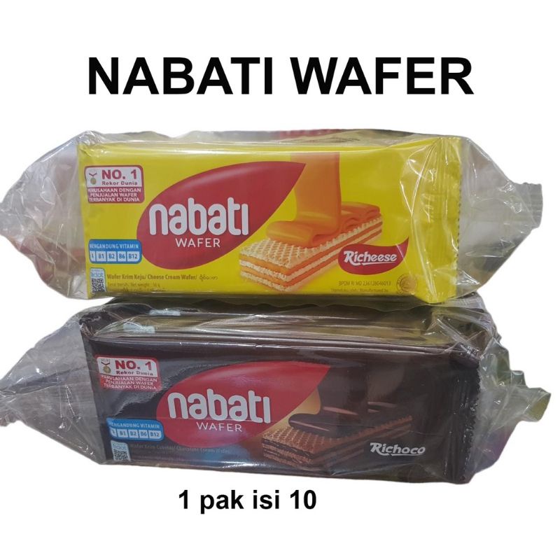 nabati wafer renteng isi 10pcs*16gr