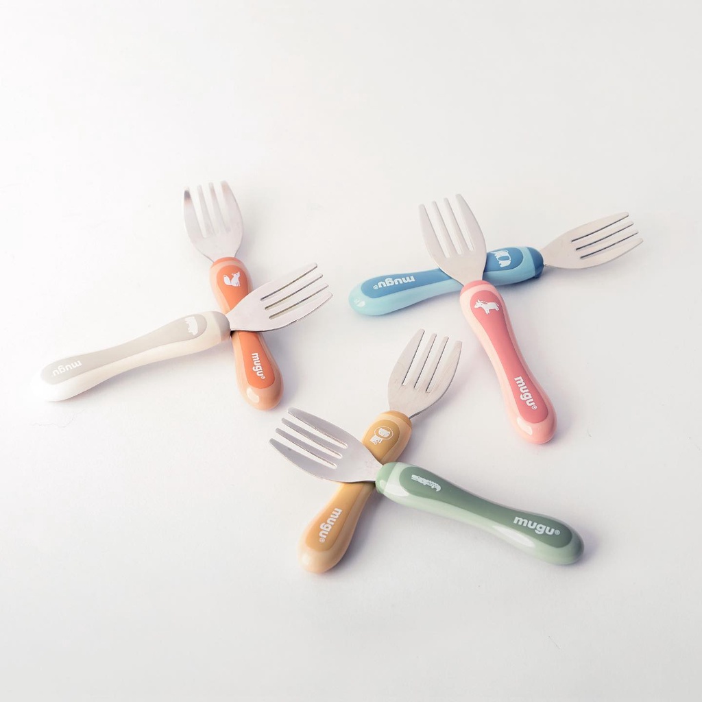 Mugu - Toddler Spoon &amp; Fork / Sendok Garpu Anak