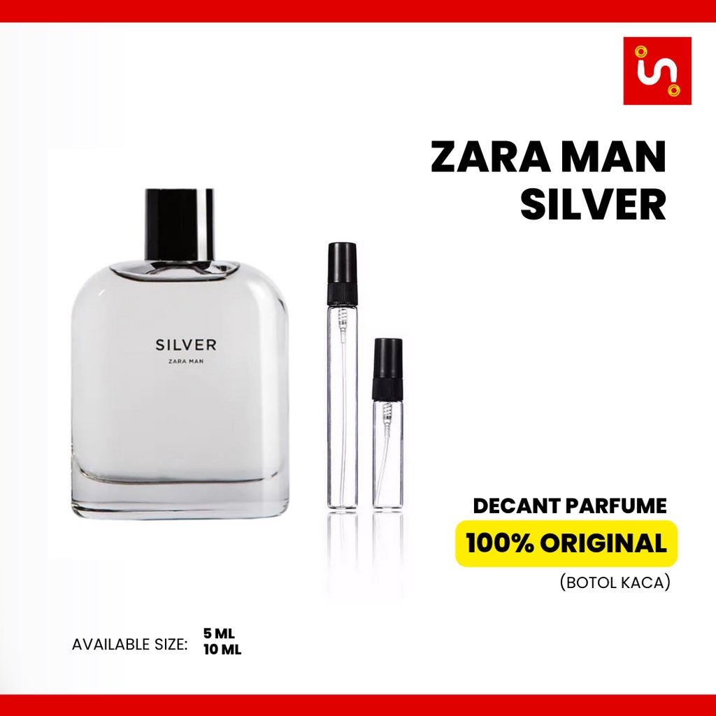 Decant Parfum Zara Man Silver