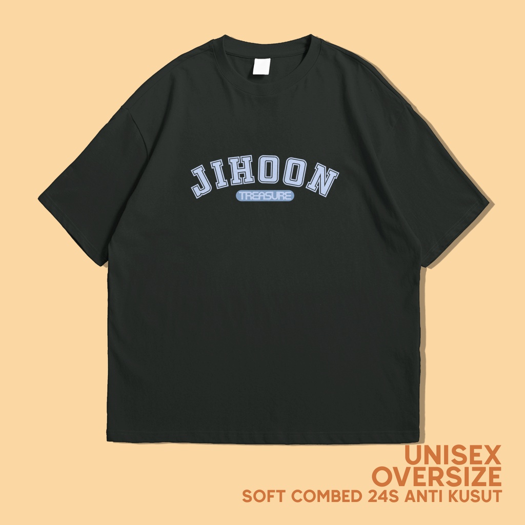 KAOS OVERISZE TREASURE JIHOON COMBED 24s PREMIUM UNISEX