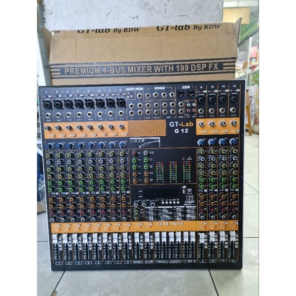 Mixer Audio Gt-lab Gtlab Gt Lab G12 By Rdw Lab12 Gtlab12 125 Aux 4 Gru