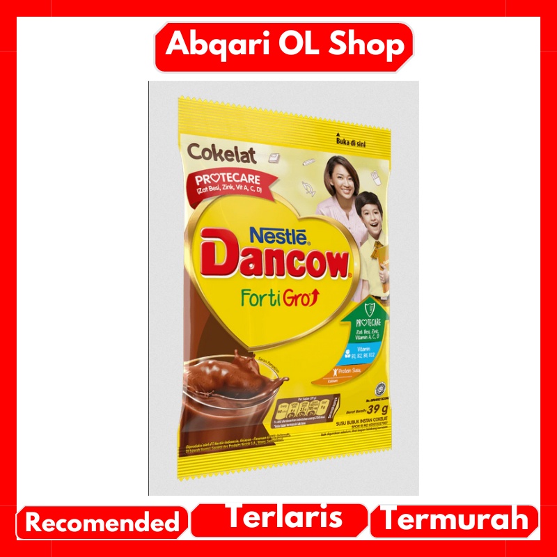 

Dancow Fortigro Susu Bubuk Rasa Coklat 38gr Dapat 1 Renceng Isi 10 Sachet